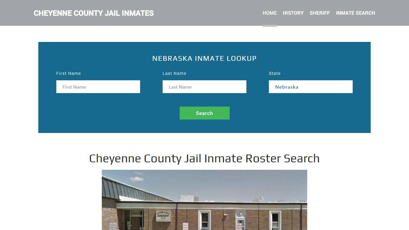 Cheyenne County Jail Inmate Roster Lookup, Sidney, NE